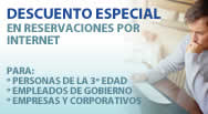 Descuento Especial para Reservaciones por Internet
